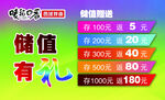 储值优惠活动海报