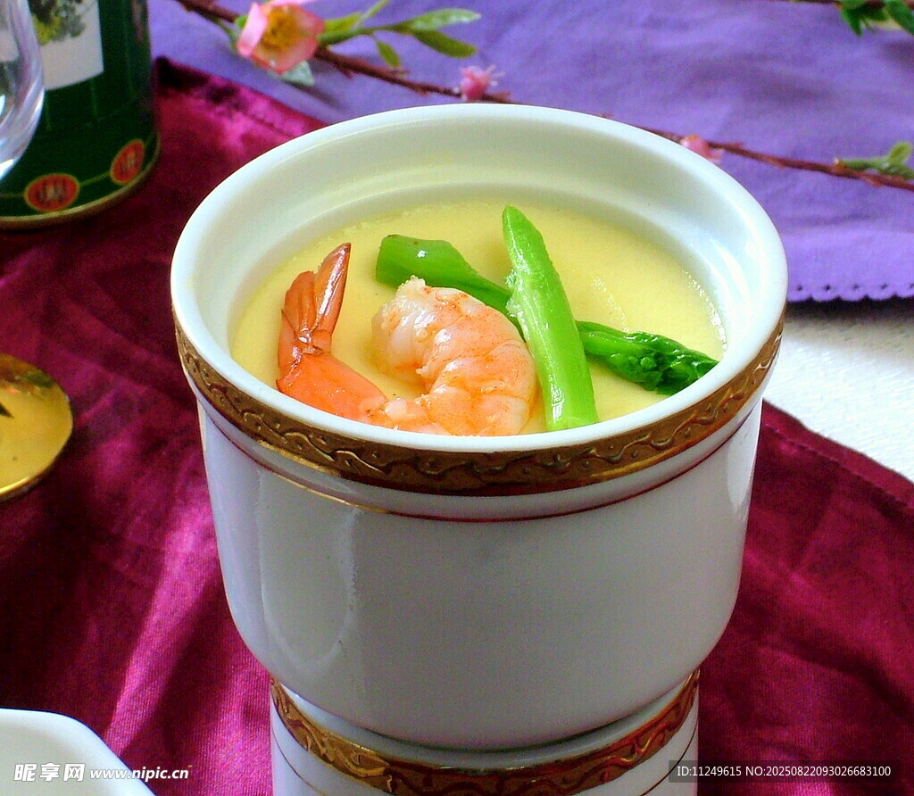 虾仔蒸水蛋