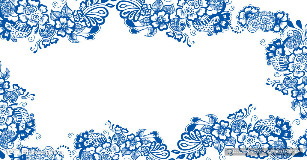 青花瓷花纹