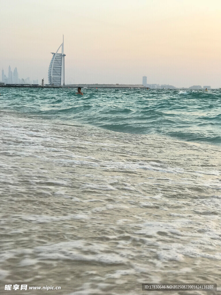迪拜海滩美景