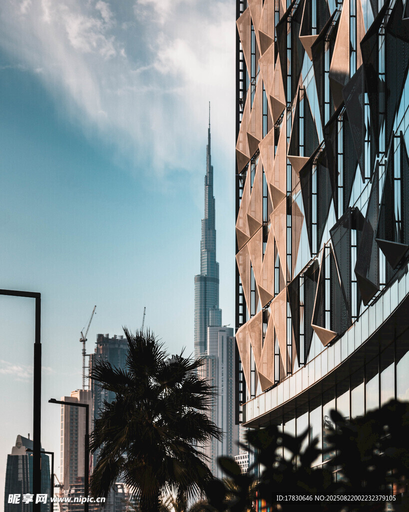 城市天际线与现代建筑景观