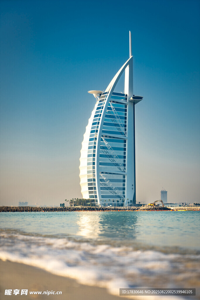 迪拜帆船酒店海滨美景