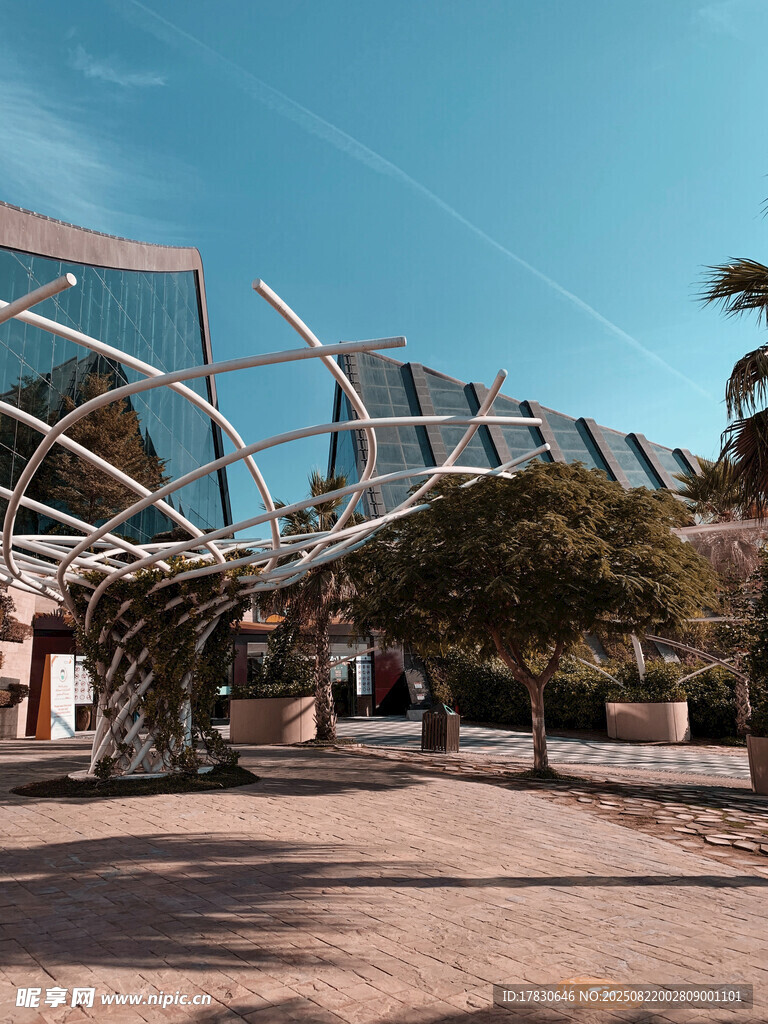现代城市独特建筑景观