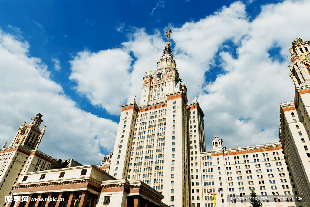 莫斯科大学宏伟建筑景观