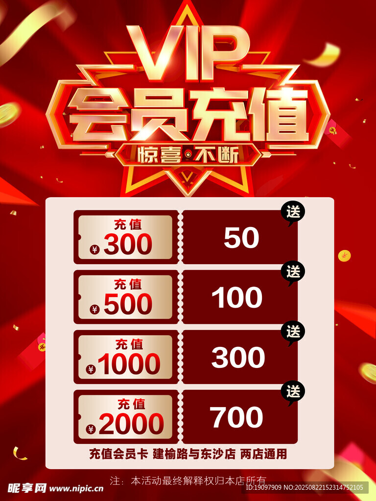 会员充值