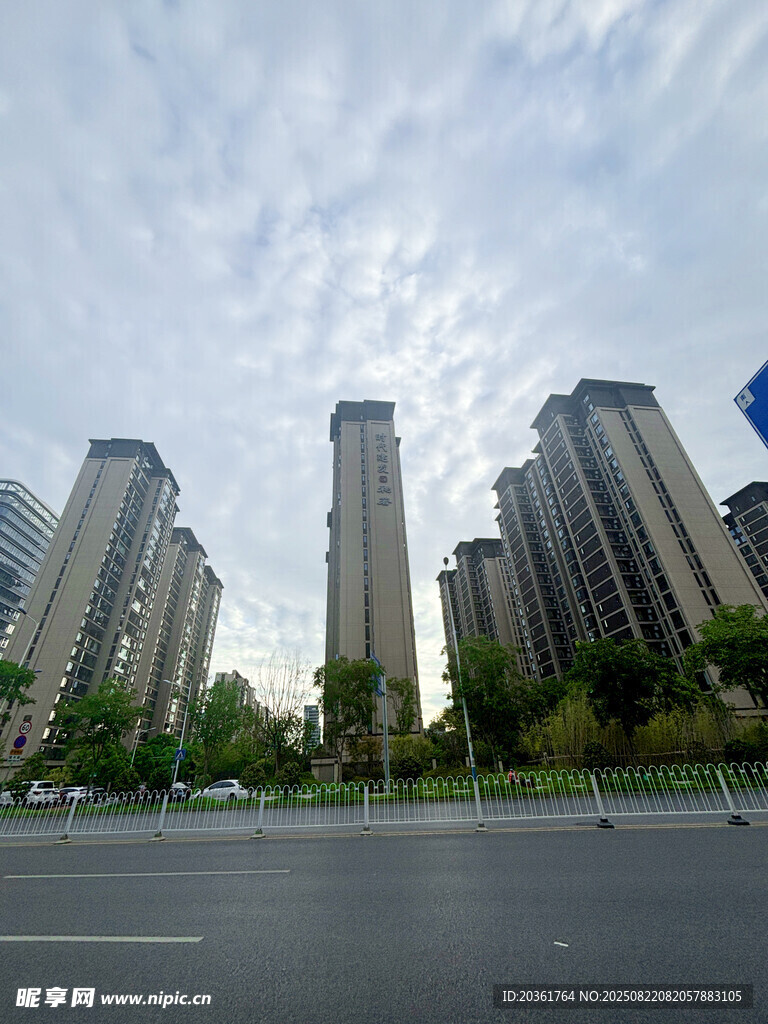 城市高楼街道景观