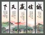 诚信赢天下书法装饰画