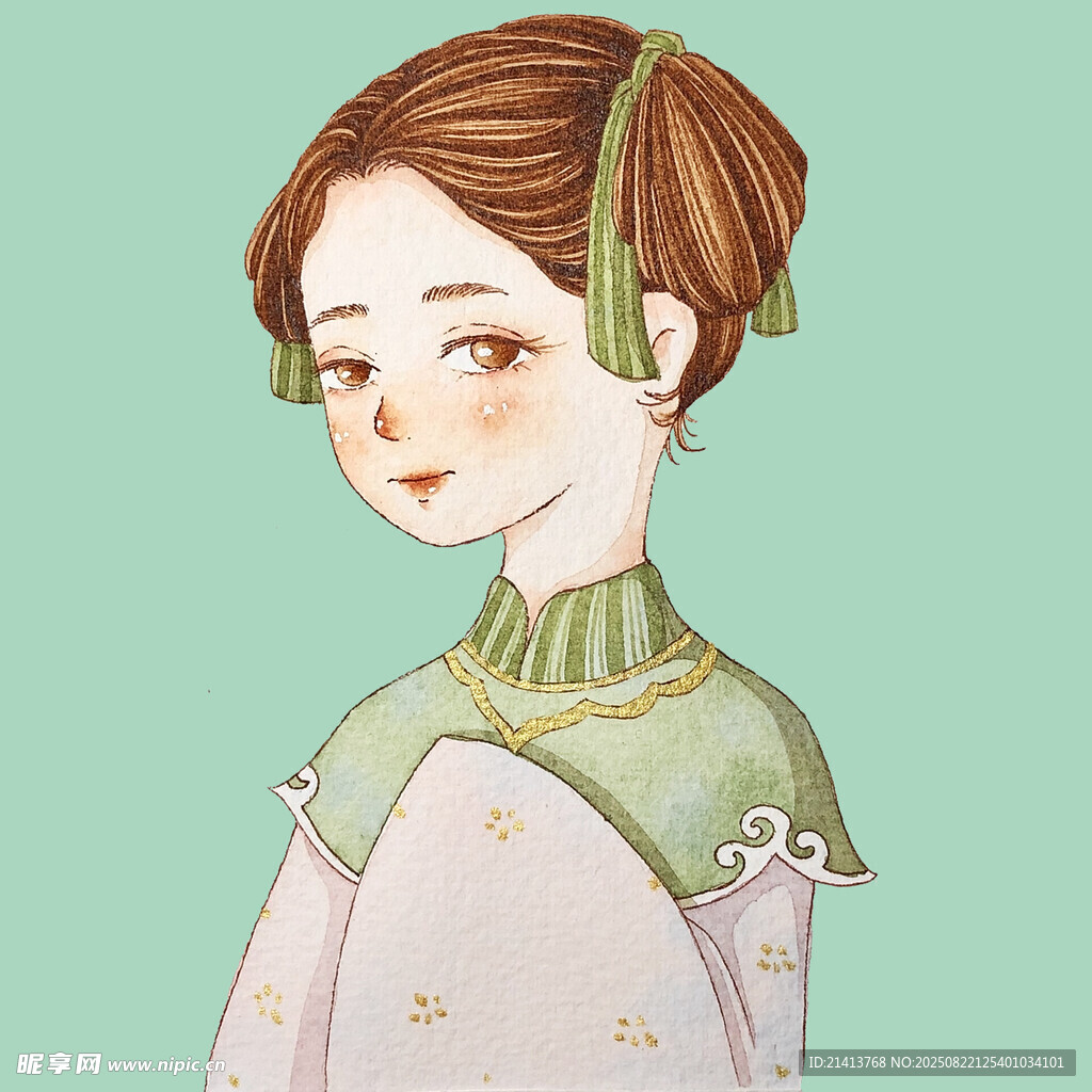 古风少女侧颜