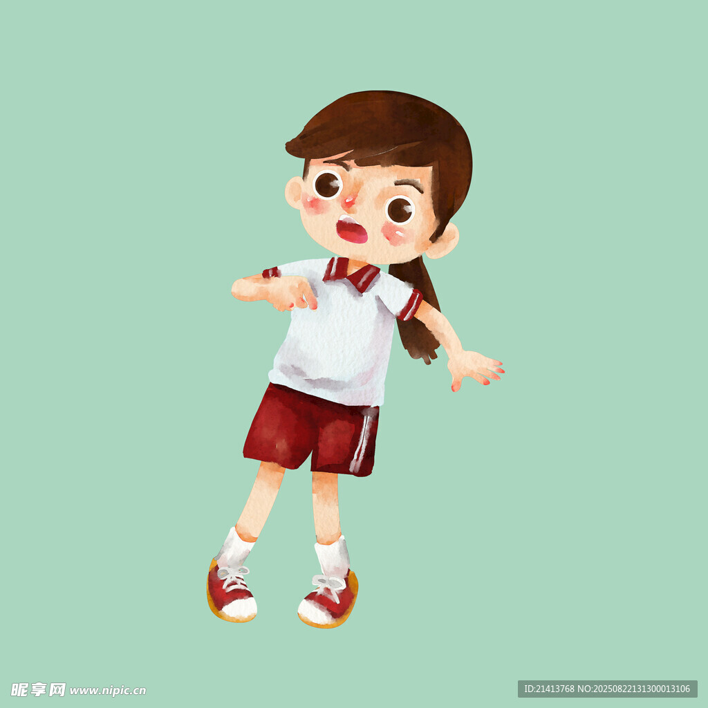 跳跃的活力少年