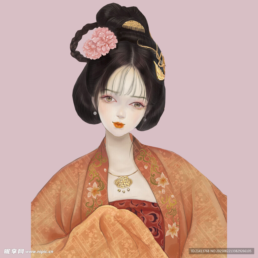 古风汉服女子优雅造型