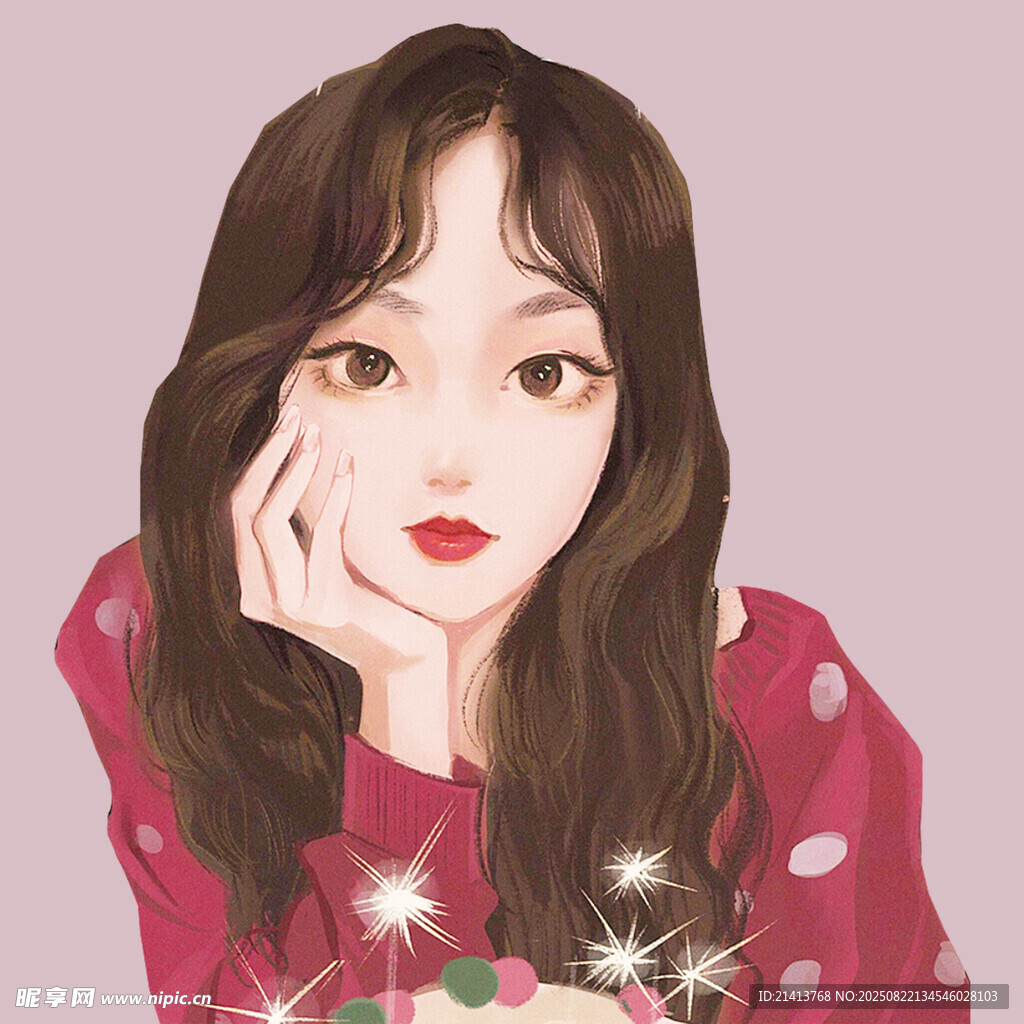 甜美女孩手持闪耀烟花棒