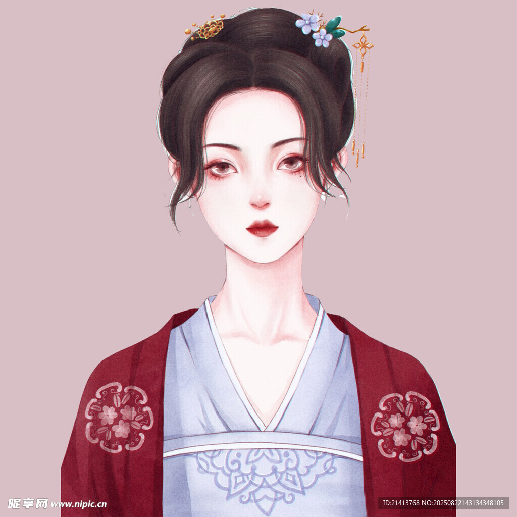古风汉服女子优雅形象
