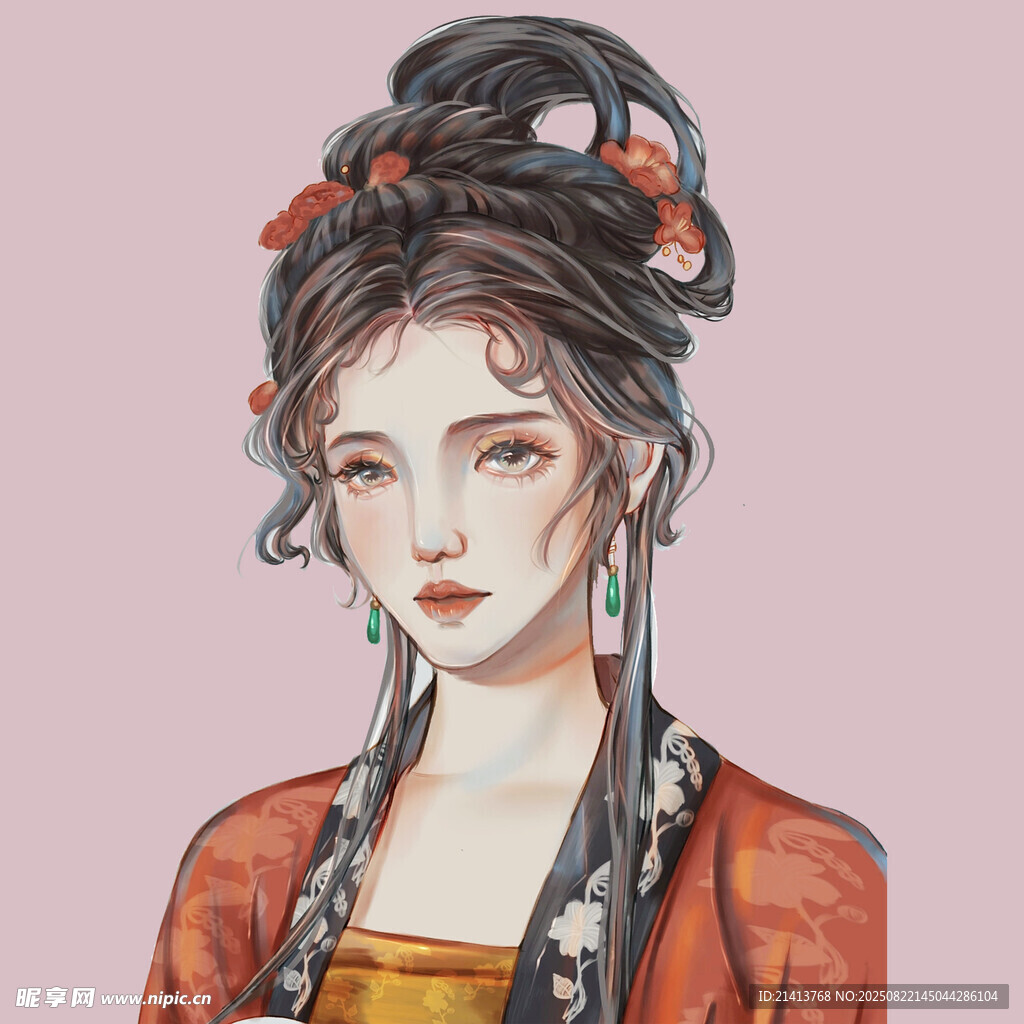 古风美人插画