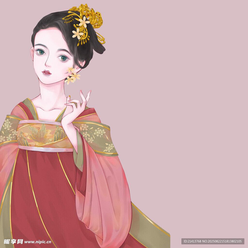 古风汉服女子优雅形象