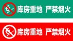 库房重地严禁烟火标识