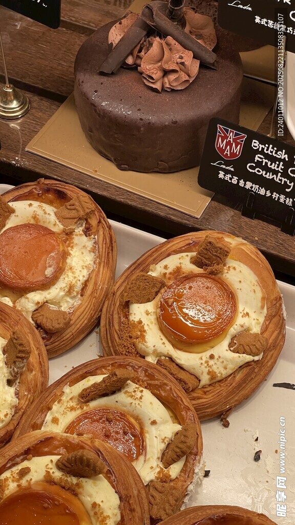 美味多样的烘焙糕点