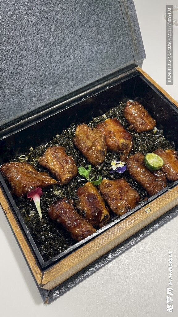 美味盒装肋骨