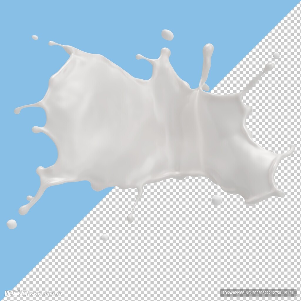 牛奶飞溅画面