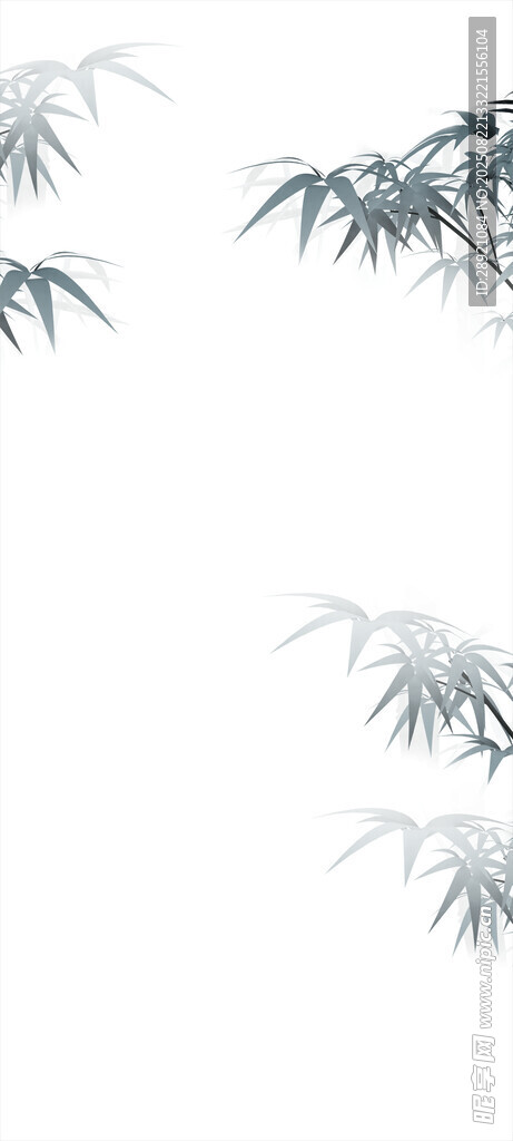 水墨风竹子