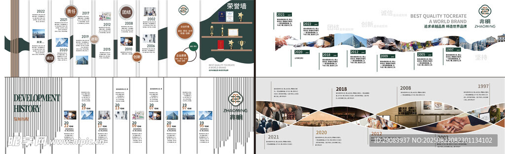 企业发展历程时间轴