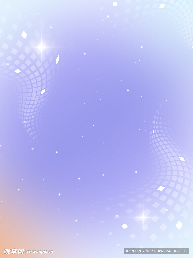 梦幻渐变星空背景图