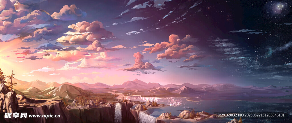 梦幻云海中的壮丽景观
