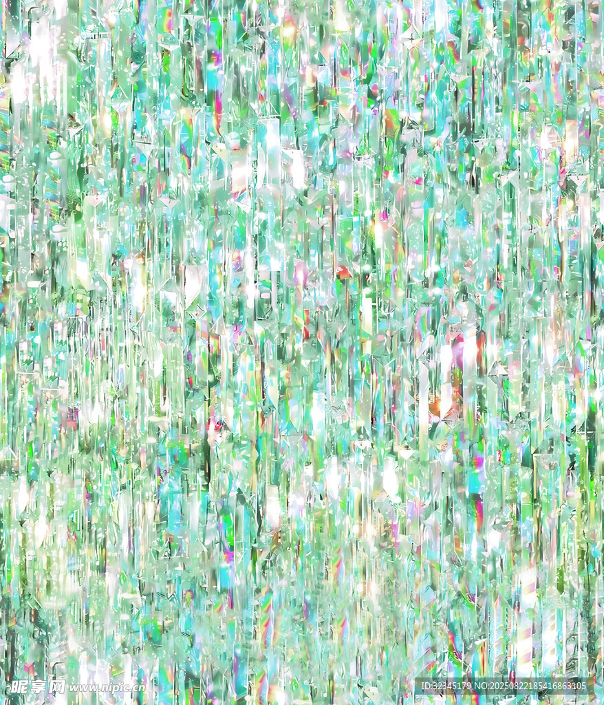 清新绿调抽象纹理背景图