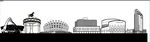 鄂尔多斯城市建筑剪影