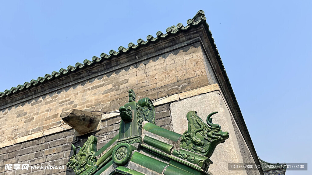 古建筑琉璃鸱吻