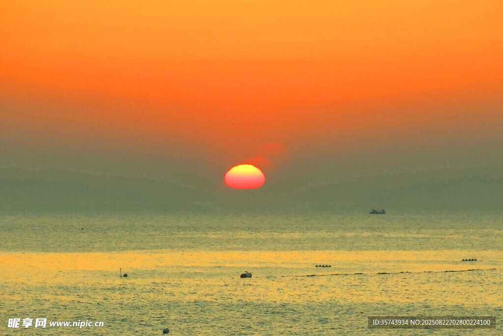 海上日出美景