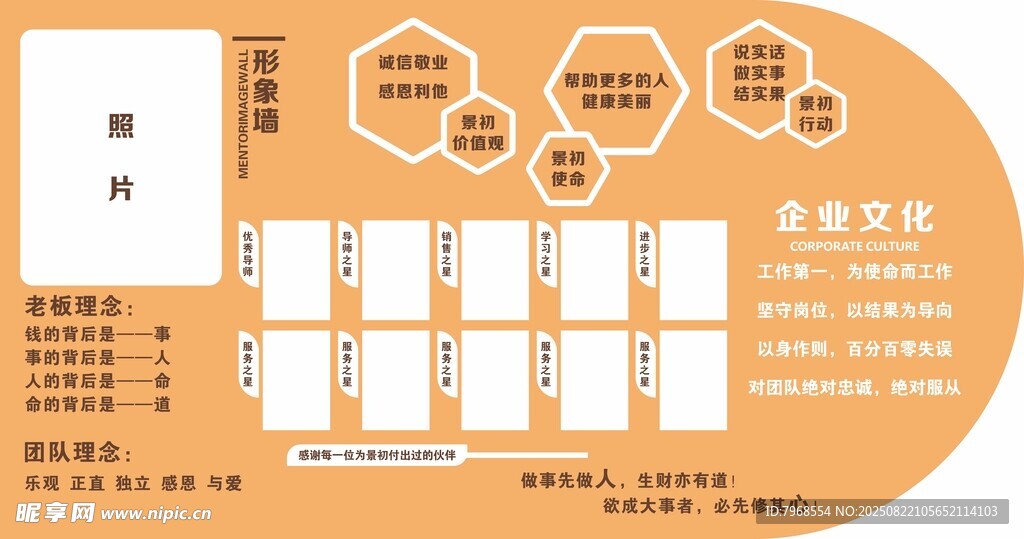美容院医美大型高端展板