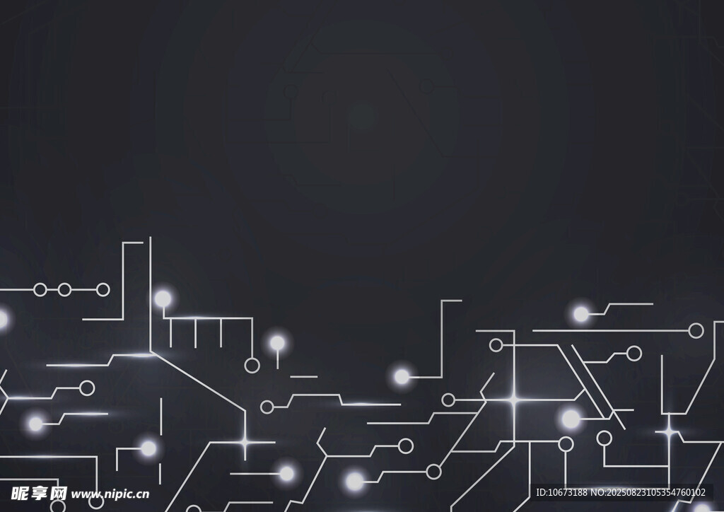 科技电路线条抽象图案