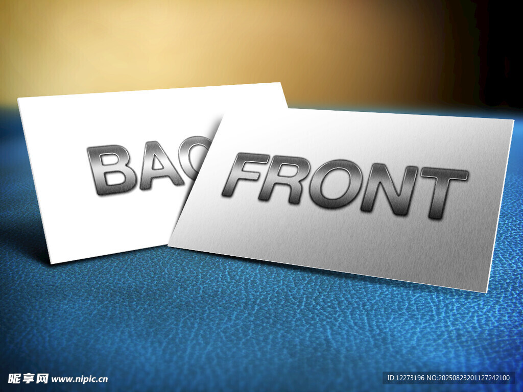 金属质感BAY FRONT标牌
