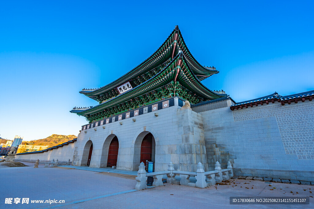 古代城楼建筑景观