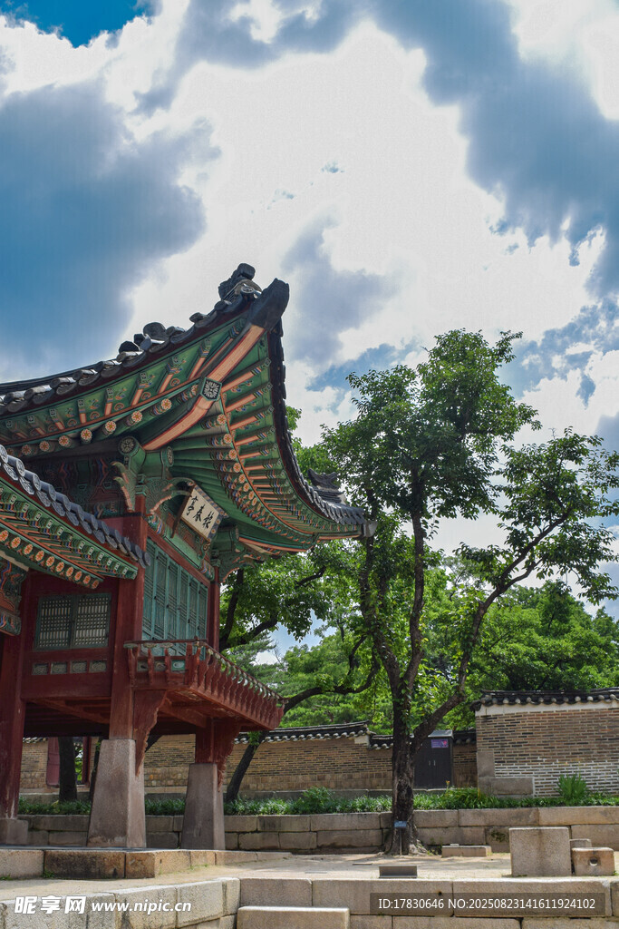传统中式古建筑风景