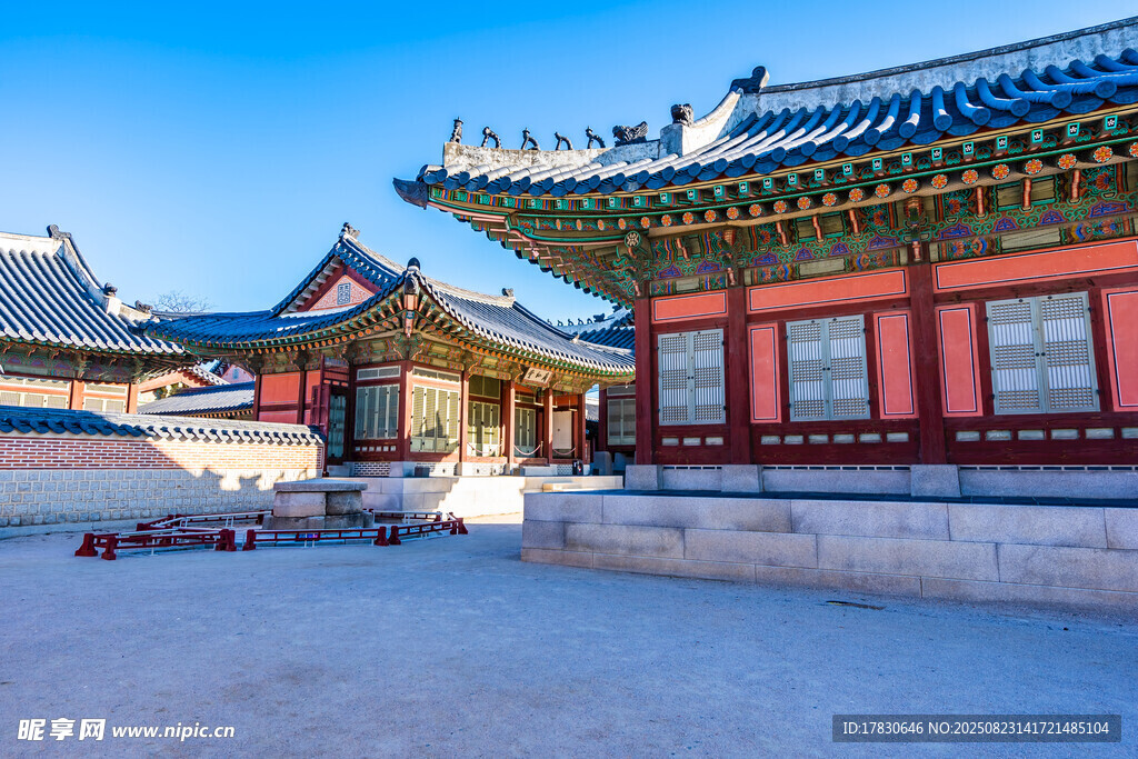 韩国传统宫殿建筑景观