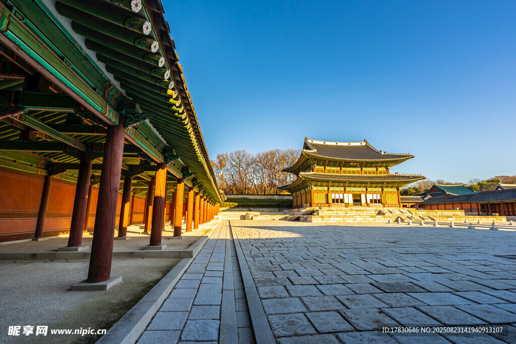 韩国传统宫殿建筑景观