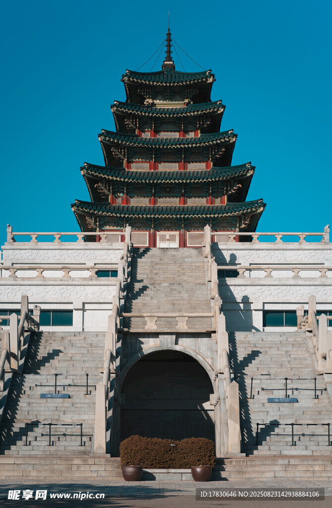韩国景福宫传统建筑景观