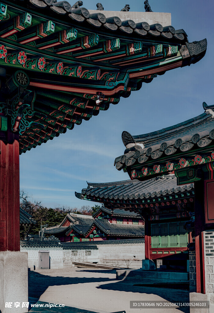 中式古建筑屋顶景观