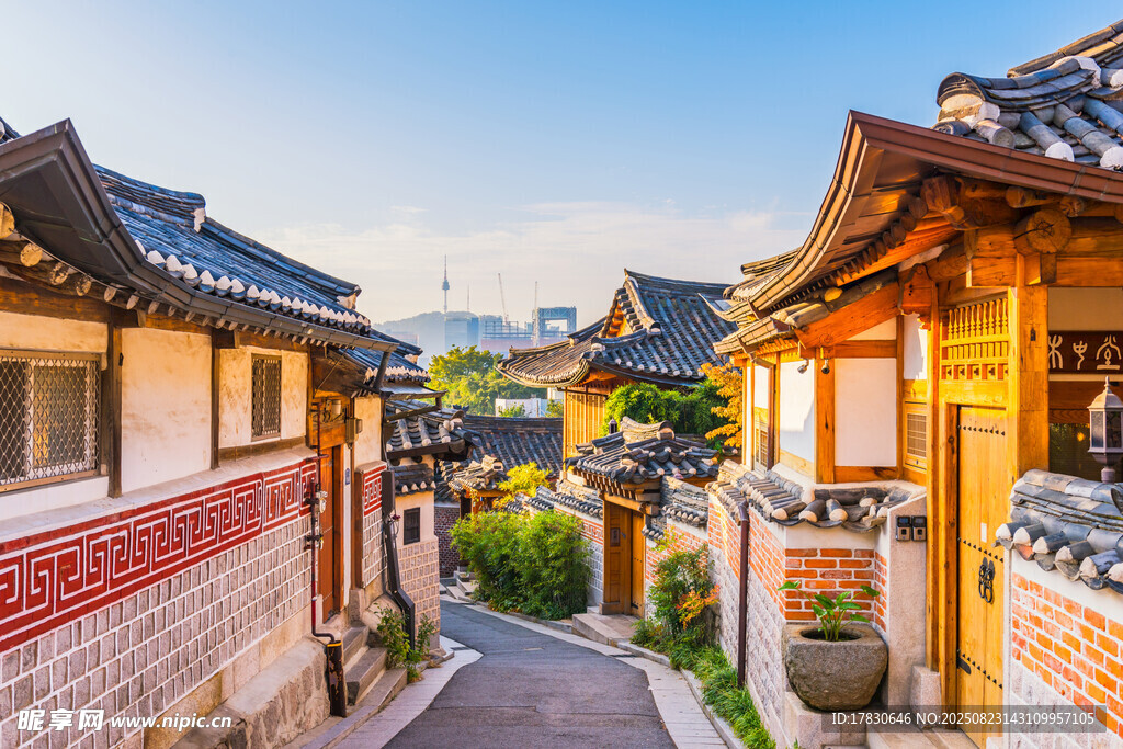 韩国传统街巷风光