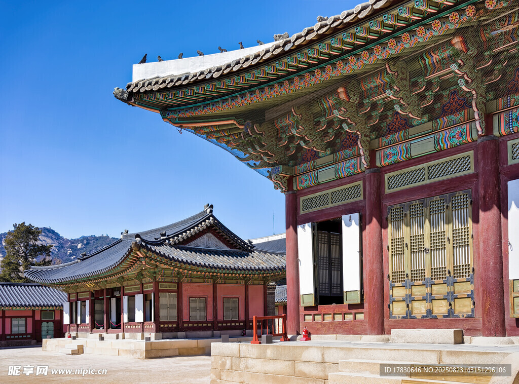 韩国传统宫殿建筑景观