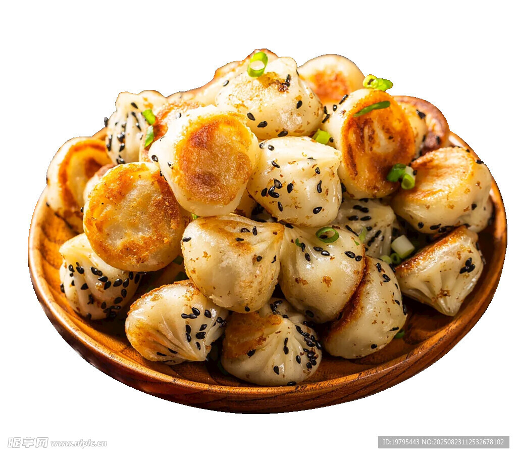 香煎小土豆撒芝麻点缀