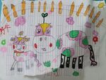 奶牛卡通创意绘画