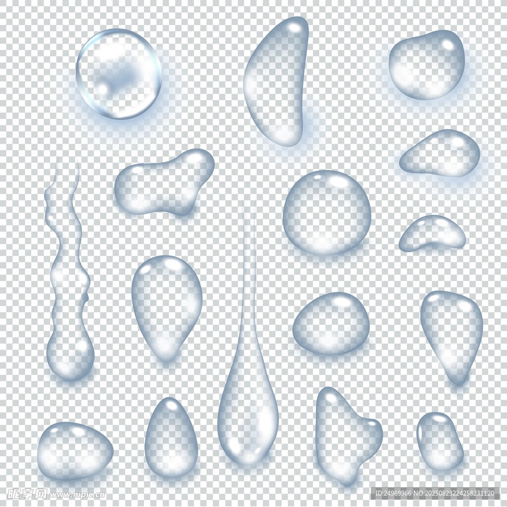 透明水滴素材集合