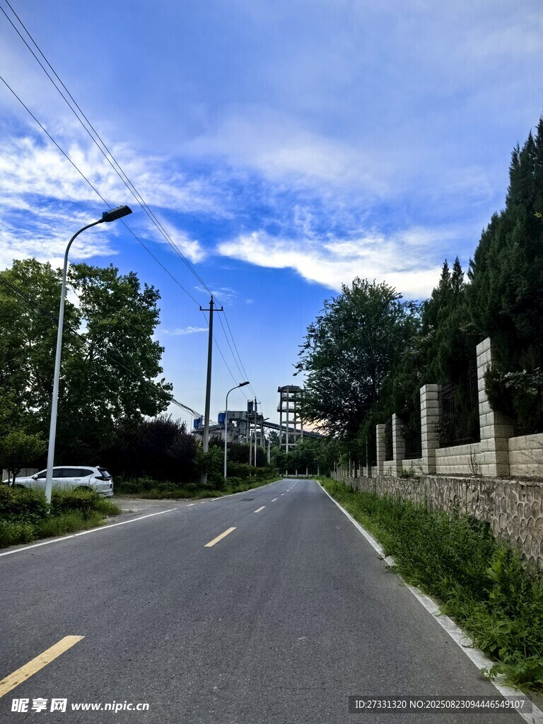 乡村宁静道路风景