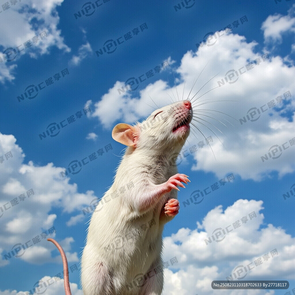 拟人化老鼠唱歌偏女性化