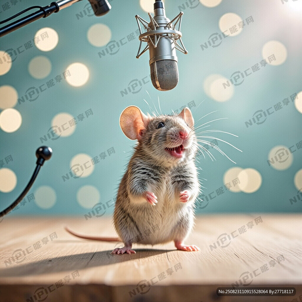 可爱老鼠唱歌