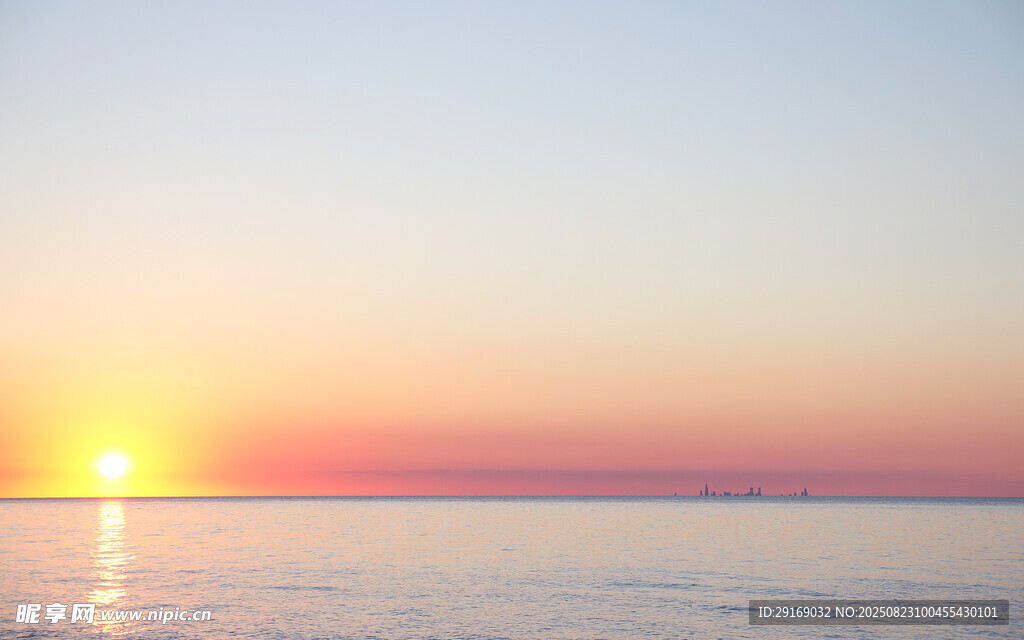 海上日出美景