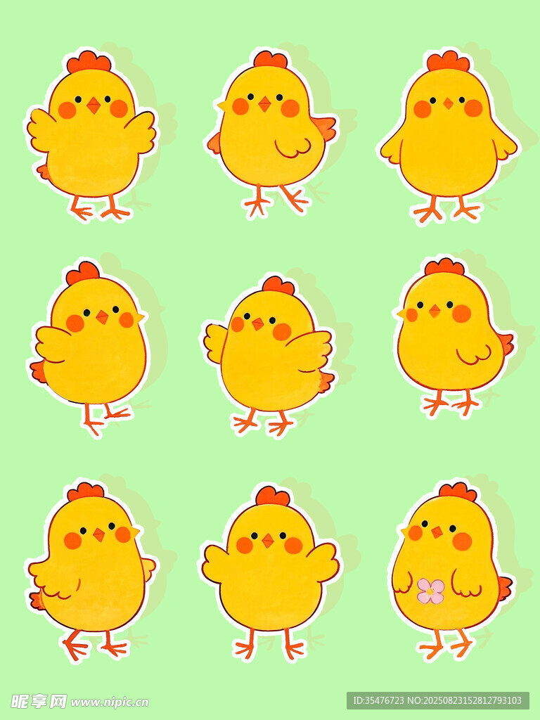 卡通小鸡