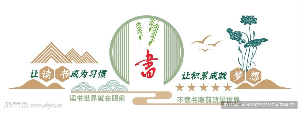 阅读室文化墙